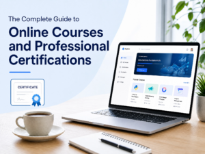 online courses and professional certifications