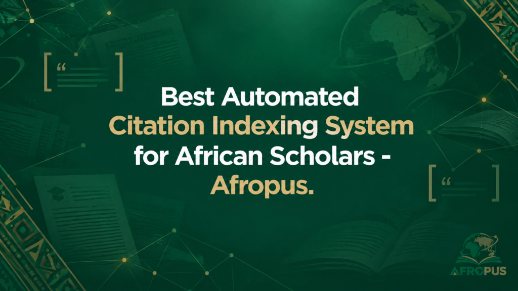 Automated Citation Indexing System