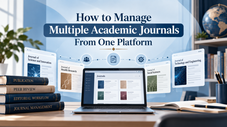 How to Manage Multiple Academic Journals From One Platform